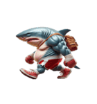 サメボクサーのムカつくリアクション全集（個別スタンプ：25）