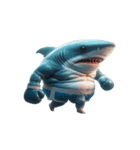 サメボクサーのムカつくリアクション全集（個別スタンプ：27）