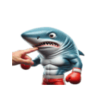 サメボクサーのムカつくリアクション全集（個別スタンプ：28）