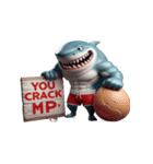 サメボクサーのムカつくリアクション全集（個別スタンプ：31）