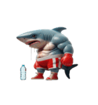 サメボクサーのムカつくリアクション全集（個別スタンプ：32）