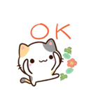 小さい三毛猫☆色鉛筆飾り（個別スタンプ：3）