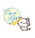 小さい三毛猫☆色鉛筆飾り（個別スタンプ：5）