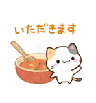 小さい三毛猫☆色鉛筆飾り（個別スタンプ：13）