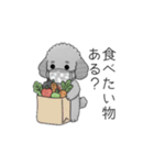 ？疑問形？のトイプードル（個別スタンプ：38）