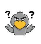 目ヂカラ強め☆男前なハシビロコウ（個別スタンプ：18）