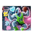 ゴリラ×バスケットボール 第21弾！冬！（個別スタンプ：12）