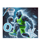 ゴリラ×バスケットボール 第21弾！冬！（個別スタンプ：13）