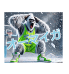 ゴリラ×バスケットボール 第21弾！冬！（個別スタンプ：25）