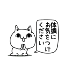 じろりねこ敬語毎日シンプル（個別スタンプ：19）