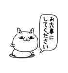 じろりねこ敬語毎日シンプル（個別スタンプ：20）
