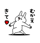 全力うさぎかわいいおねだり編（個別スタンプ：1）