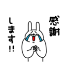 全力うさぎかわいいおねだり編（個別スタンプ：39）