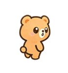 反逆くまちゃん4 - 無言のリアクション（個別スタンプ：3）