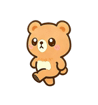 反逆くまちゃん4 - 無言のリアクション（個別スタンプ：5）