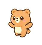 反逆くまちゃん4 - 無言のリアクション（個別スタンプ：6）