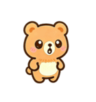 反逆くまちゃん4 - 無言のリアクション（個別スタンプ：7）