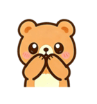 反逆くまちゃん4 - 無言のリアクション（個別スタンプ：8）