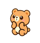 反逆くまちゃん4 - 無言のリアクション（個別スタンプ：10）