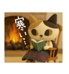 mottoのキャリコの世界♡冬（個別スタンプ：1）