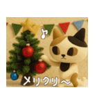 mottoのキャリコの世界♡冬（個別スタンプ：7）