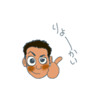 Hiroki。心のポーズ【似顔絵】（個別スタンプ：4）