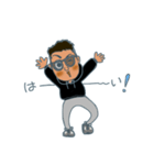 Hiroki。心のポーズ【似顔絵】（個別スタンプ：5）