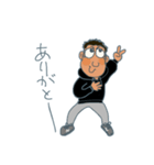 Hiroki。心のポーズ【似顔絵】（個別スタンプ：6）