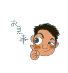 Hiroki。心のポーズ【似顔絵】（個別スタンプ：10）