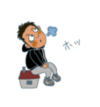 Hiroki。心のポーズ【似顔絵】（個別スタンプ：22）