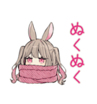 うさぎ彼女の冬♡ほわほわ（個別スタンプ：12）