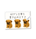 書き込める♥フロッキーわんこフレーム（個別スタンプ：13）