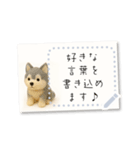 書き込める♥フロッキーわんこフレーム（個別スタンプ：14）