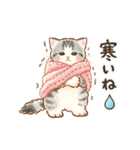 動くちっちゃい猫のあけおめスタンプ(再販)（個別スタンプ：22）