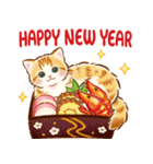 ちっちゃい猫のあけおめスタンプ(再販)（個別スタンプ：4）