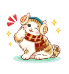 ちっちゃい猫のあけおめスタンプ(再販)（個別スタンプ：24）