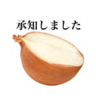 【ビジネス敬語】 国産玉ねぎ（個別スタンプ：3）