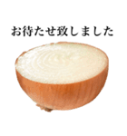 【ビジネス敬語】 国産玉ねぎ（個別スタンプ：9）