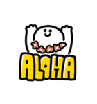 にっこりハワイ（文字付き）（個別スタンプ：23）