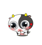 大きな目のかわいいウシのときめきアラート（個別スタンプ：6）