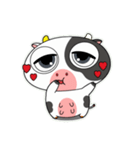 大きな目のかわいいウシのときめきアラート（個別スタンプ：8）