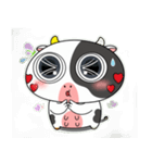 大きな目のかわいいウシのときめきアラート（個別スタンプ：14）