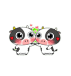 大きな目のかわいいウシのときめきアラート（個別スタンプ：17）