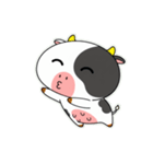 大きな目のかわいいウシのときめきアラート（個別スタンプ：21）