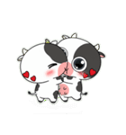 大きな目のかわいいウシのときめきアラート（個別スタンプ：25）