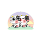 大きな目のかわいいウシのときめきアラート（個別スタンプ：29）