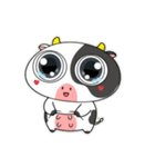 大きな目のかわいいウシのときめきアラート（個別スタンプ：34）