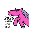 動く！午年ゲーミングお年賀スタンプ（個別スタンプ：1）