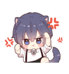 背景で動く！ツンデレ猫耳少年（個別スタンプ：5）