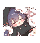 背景で動く！ツンデレ猫耳少年（個別スタンプ：8）